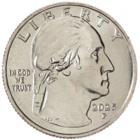Монета США 25 центов 2025 Джульетта Гордон Лоу