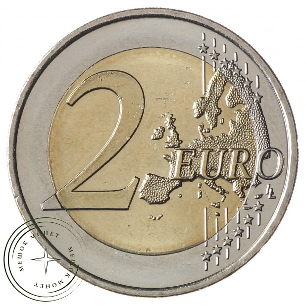 Португалия 2 евро 2015 150 лет Португальскому Красному Кресту