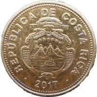 Монета Коста-Рика 50 колон 2017