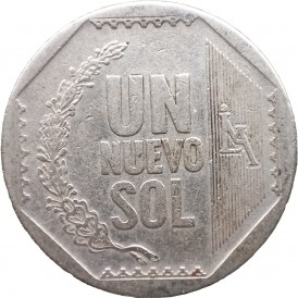 Монета Перу 1 соль 2009