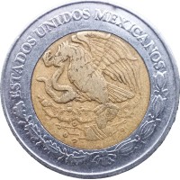 Монета Мексика 2 песо 2005