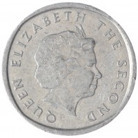 Монета Восточные карибы 2 цента 2002