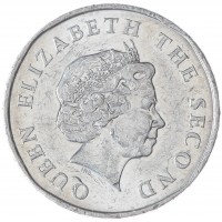 Монета Восточные карибы 2 цента 2011