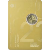 Монета Сан-Марино 2 евро 2023 Синьорелли (буклет)
