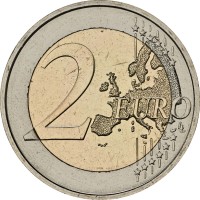 Монета Хорватия 2 евро 2024 Марко Марулич