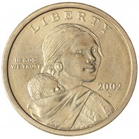 США 1 доллар 2002 Парящий орёл