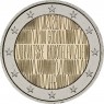 Хорватия 2 евро 2026 100 лет хорватскому радио и телевидению