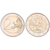 Монета Германия 2 евро 2019 30-летие падения Берлинской стены