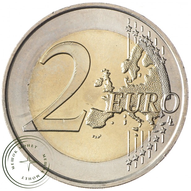 Германия 2 евро 2019 30-летие падения Берлинской стены