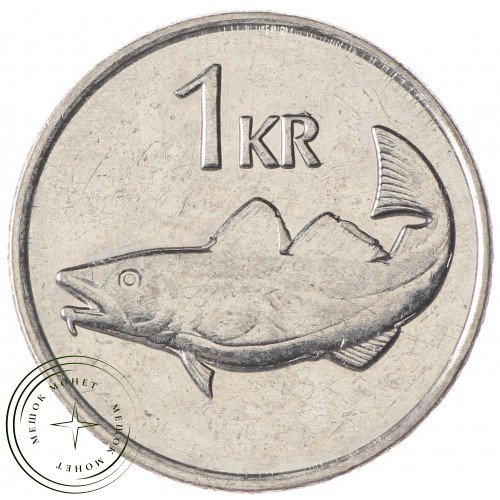 Исландия 1 крона 2011 — 90621414-4