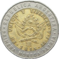 Монета Аргентина 1 песо 1995