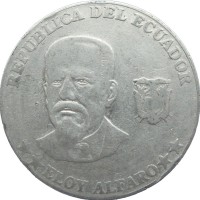 Монета Эквадор 50 сентаво 2000