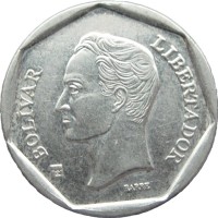 Монета Венесуэла 100 боливар 2002