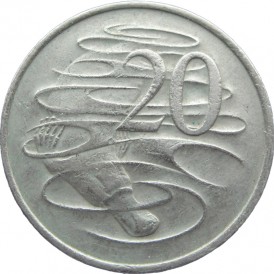 Монета Австралия 20 центов 1979