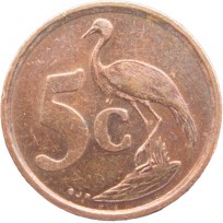 Монета ЮАР 5 центов 1996