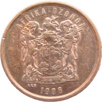 Монета ЮАР 5 центов 1996