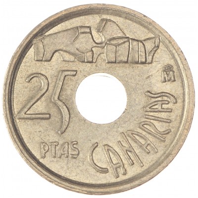 Монета Испания 25 песет 1994