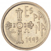 Монета Испания 5 песет 1995