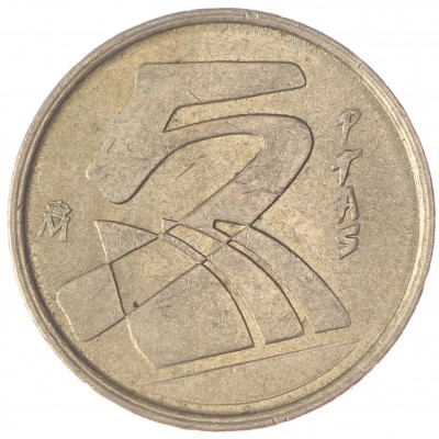 Монета Испания 5 песет 1998