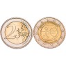 Австрия 2 евро 2009 10 лет экономическому и валютному союзу