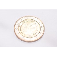 Монета Словакия 2 евро 2009 10 лет экономическому и валютному союзу