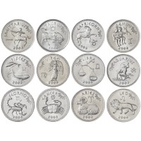 Монета Сомалиленд 10 шилингов 2006 Набор Знаки зодиака
