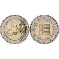 Монета Эстония 2 евро 2025 Первое печатного издания