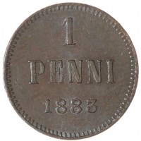 1 пенни 1883