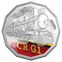 Монета Австралия 50 центов 2025 набор Гиганты пара Наследие австралийских железных дорог