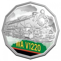 Монета Австралия 50 центов 2025 набор Гиганты пара Наследие австралийских железных дорог