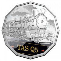 Монета Австралия 50 центов 2025 набор Гиганты пара Наследие австралийских железных дорог