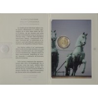 Монета Сан-Марино 2 евро 2015 Объединение Германии (буклет)