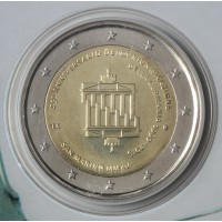 Монета Сан-Марино 2 евро 2015 Объединение Германии (буклет)