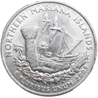 США 25 центов 2009 Северные Марианские острова