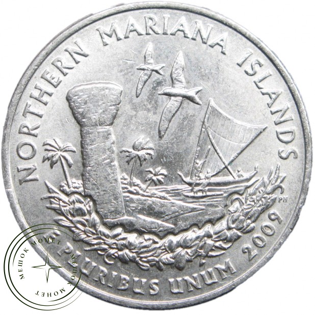 США 25 центов 2009 Северные Марианские острова