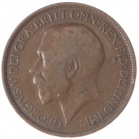 Великобритания 1/2 пенни 1915