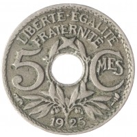 Франция 5 сантимов 1925