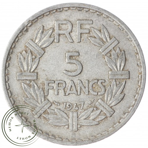 Франция 5 франков 1947 — 30394440