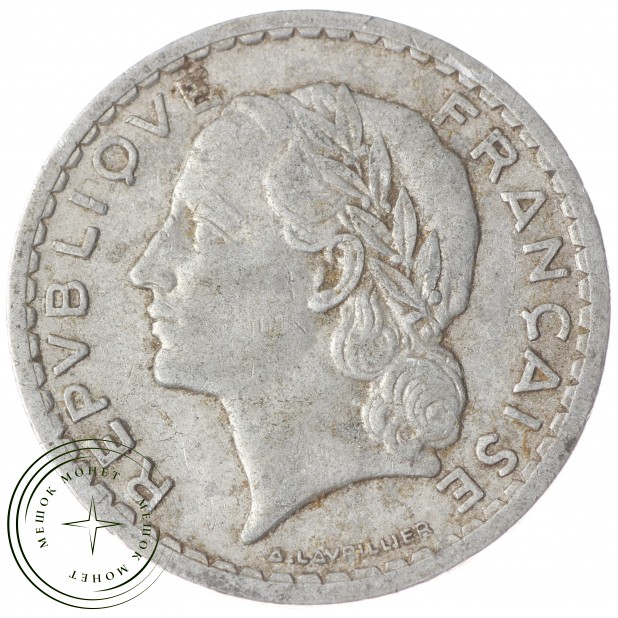 Франция 5 франков 1947 - 30394440
