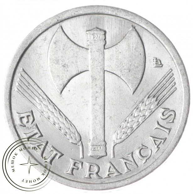 Франция 50 сентим 1942