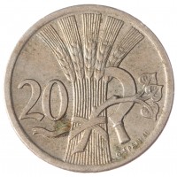 Чехословакия 20 хеллеров 1938
