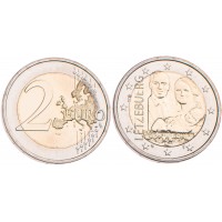 Монета Люксембург 2 евро 2020 принц Чарльз