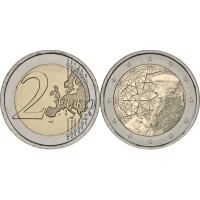 Монета Кипр 2 евро 2022 Эразмус