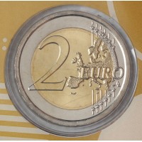 Монета Сан-Марино 2 евро 2019 500 лет со дня смерти Леонардо да Винчи (буклет)