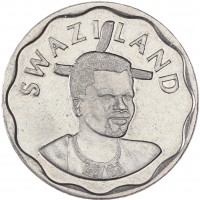 Монета Свазиленд 20 центов 2015