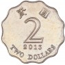 Гонконг 2 доллара 2013