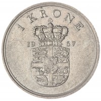 Дания 1 крона 1967