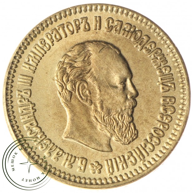 Копия 5 рублей 1891