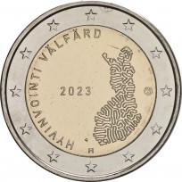 Монета Финляндия 2 евро 2023 Медицинские услуги
