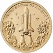 США 1 доллар 2025 «Спейс шаттл» — Флорида